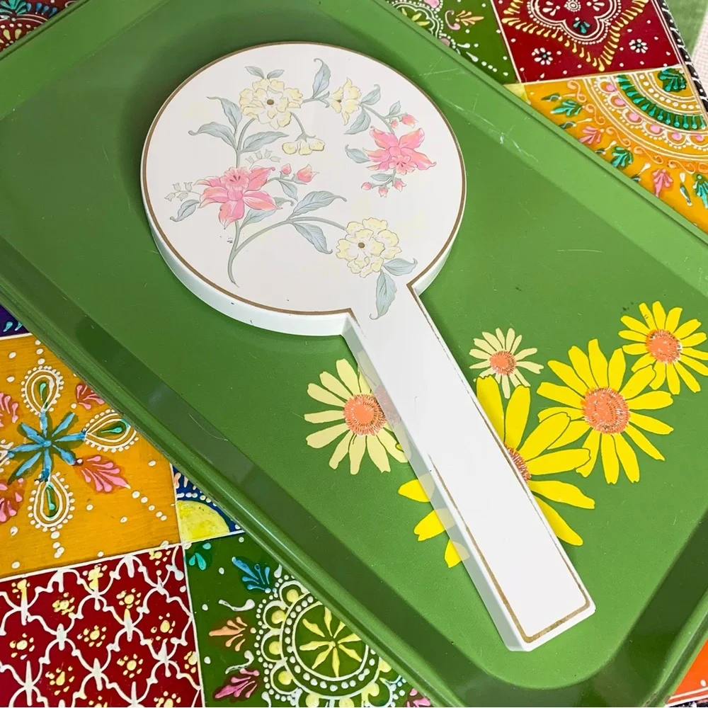80s Otagiri Hand Mirror